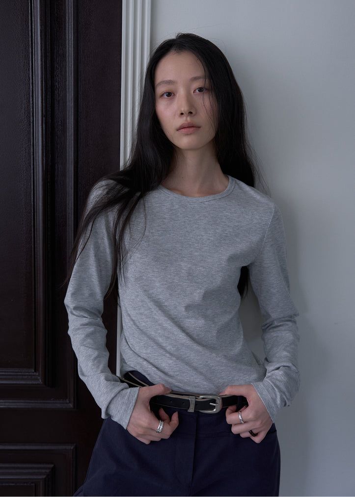 Leather Logo Belt (Black)