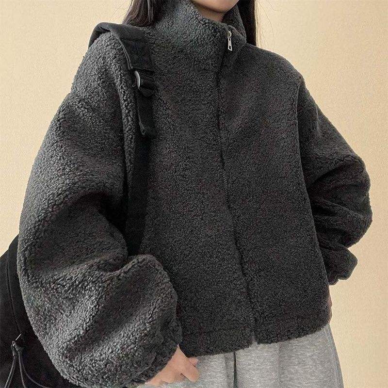 Pelo Thick Dumble Fleece Zip-Up Jumper