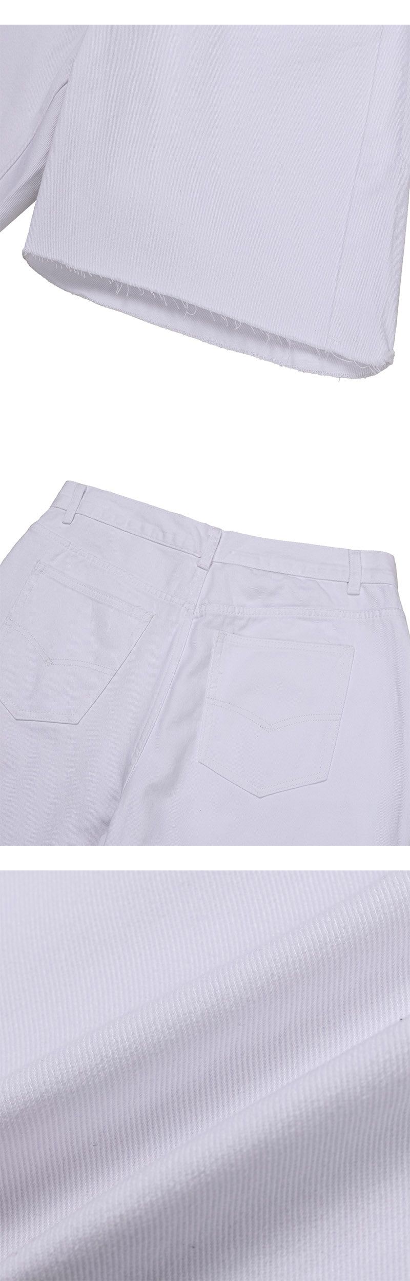 [S/S] Rough cutting short denim pants(2color)