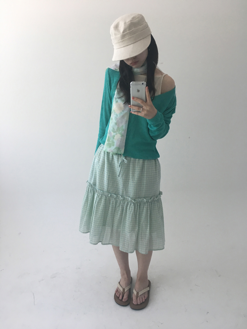 Misty Bloom scarf (2color)
