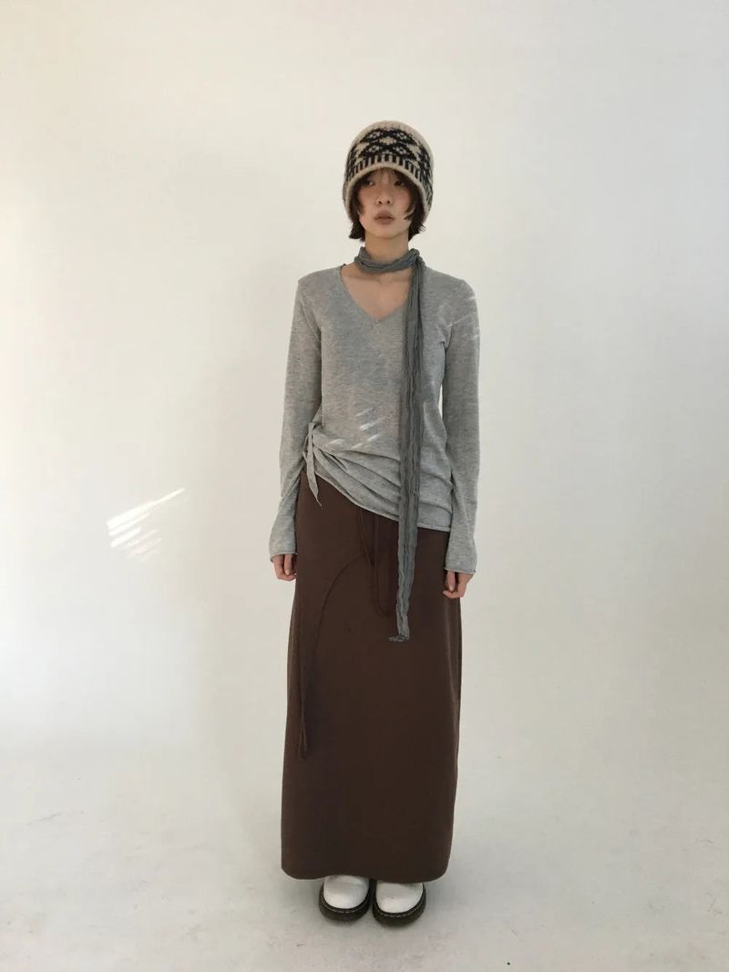 DUGGY（ダギー）の「リリットレイヤードロングスカート (2color)（スカート）」