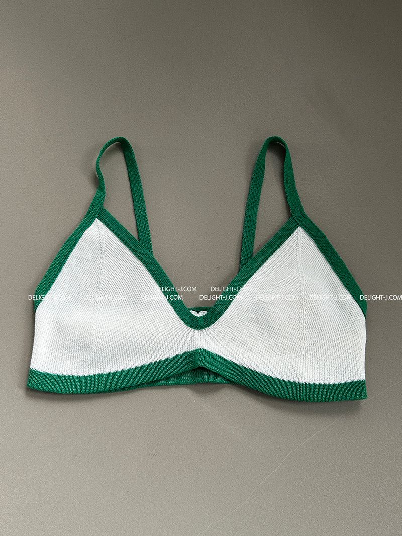 knitwear colored bikini swimwear