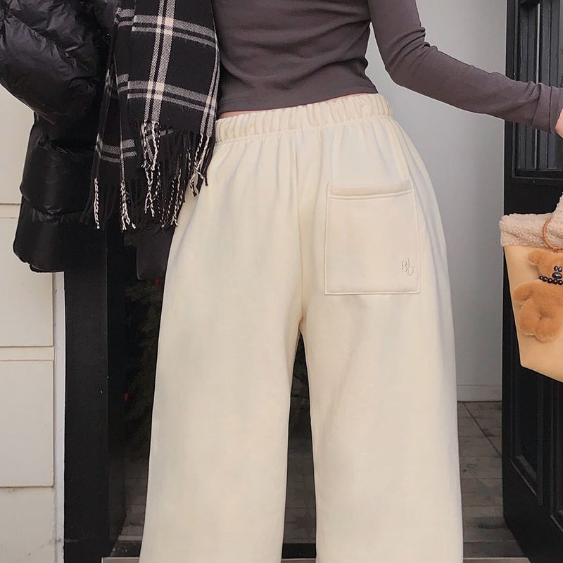 [BELLIDE MADE] Neuer, back raised two-way wide training pants