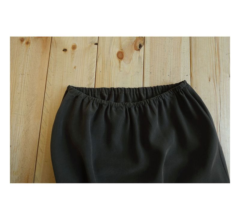 Ayla cupra maxi skirt