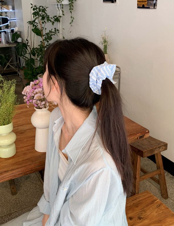 Stripe Hair Scrunchie (3color)