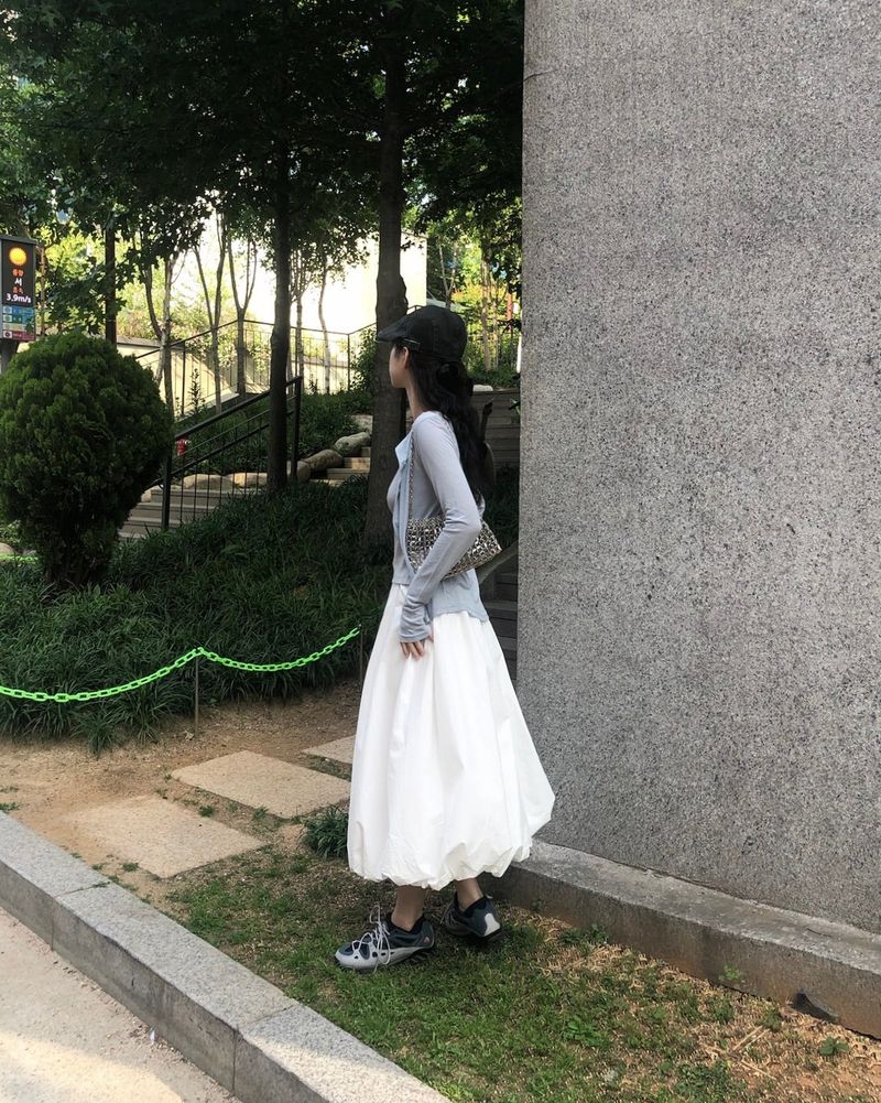 Balloon Maxi Skirt