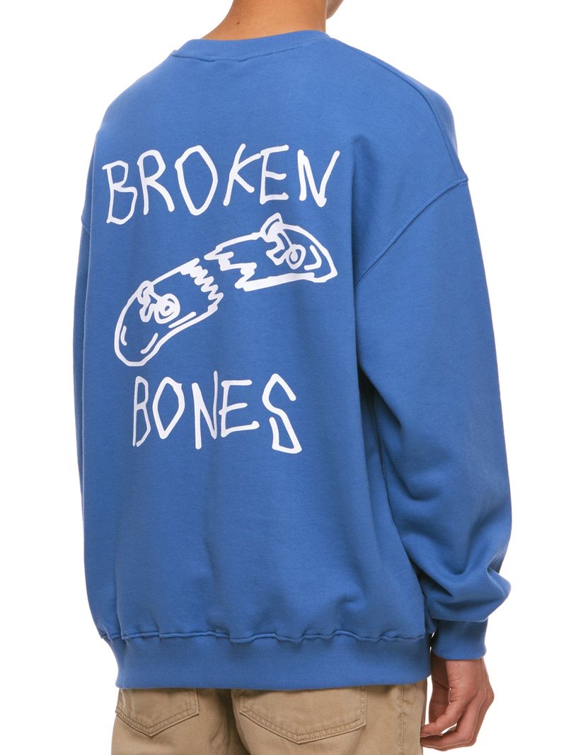 Broken_Bones Sweatshirt BLUE