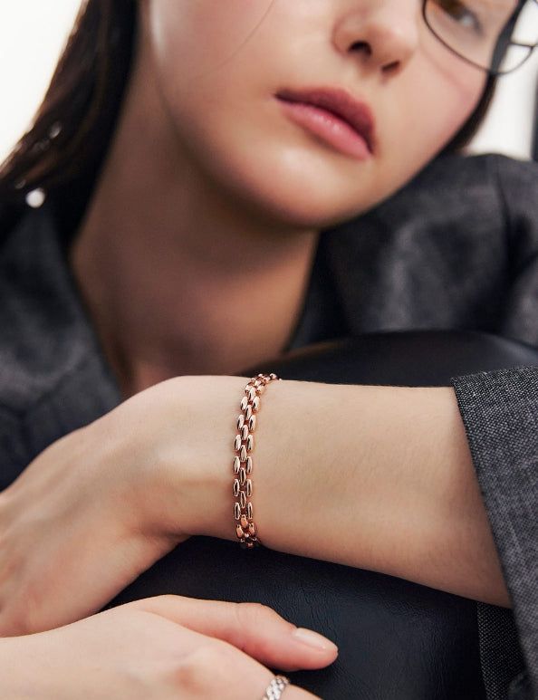 26SS★ [Premium Plating] H-Link AB(P) Chain Bracelet