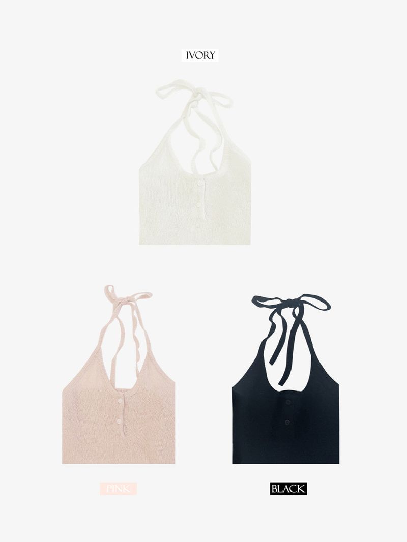 [MADE] Loyto Wool Holter Bustier
