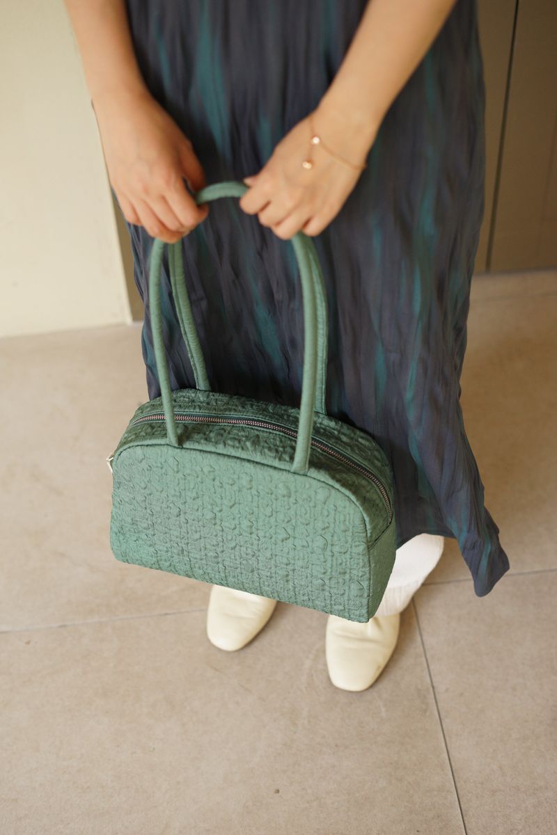 plummy bag_ripple turquoise