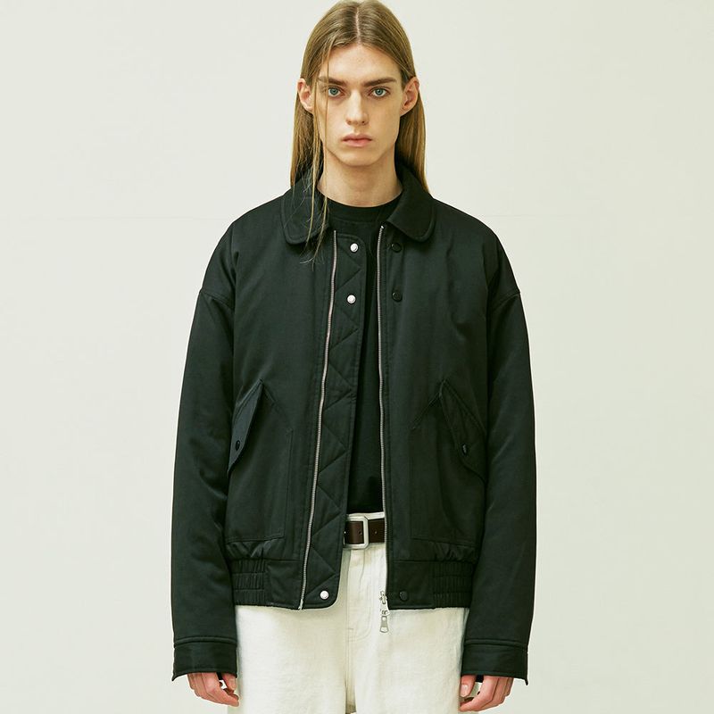 REVERSIBLE CWU-45P FLIGHT BOMBER JACKET BLACK