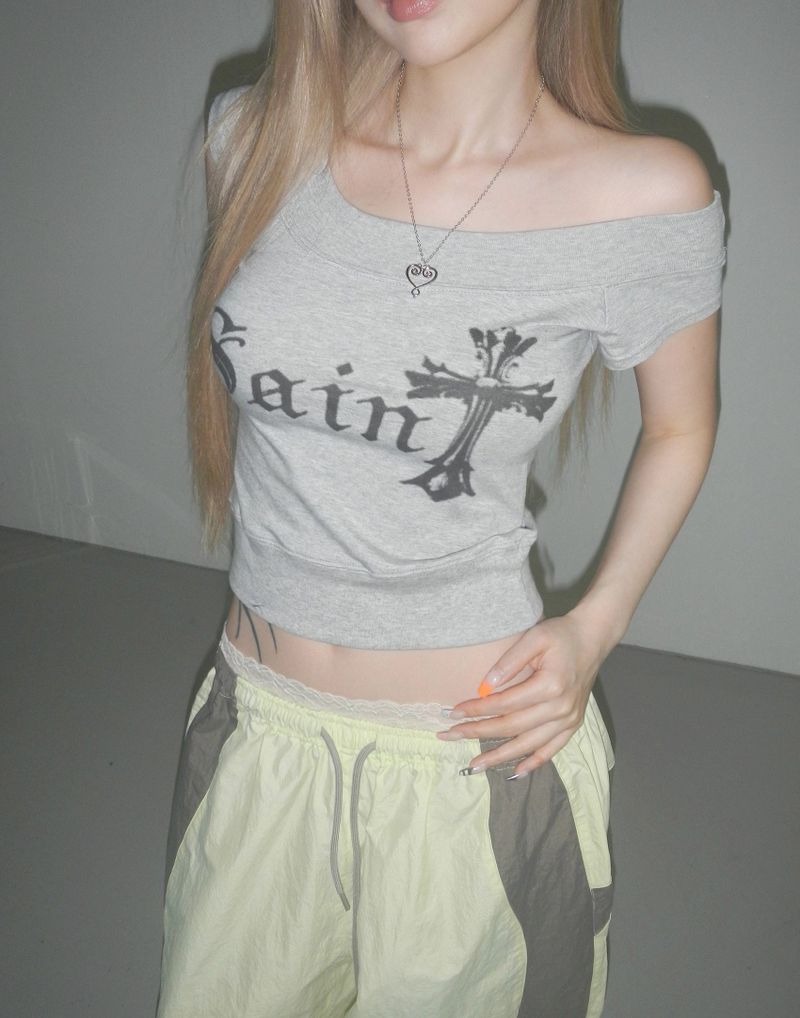 saint scoop neck top (5 color)