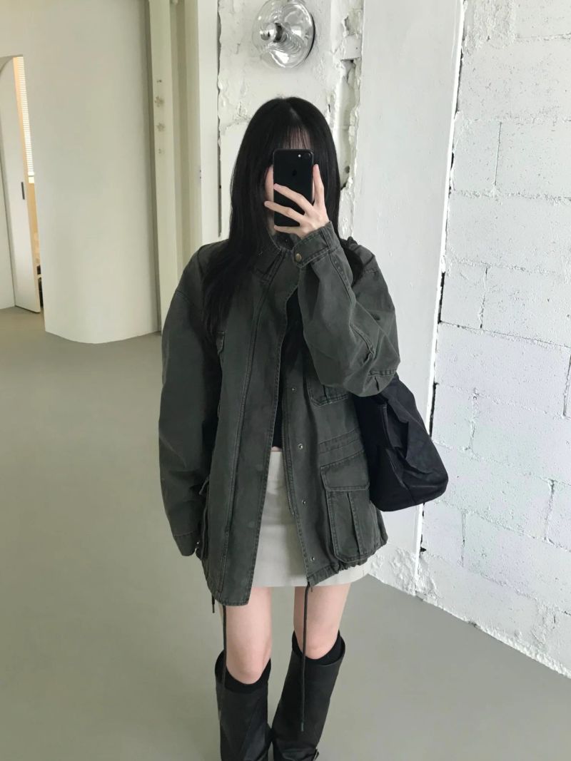 Washed Field Jacket (2 colors)