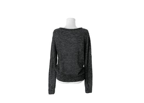 Oshi Mohair Loose-Fit Deep V-Neck Knit