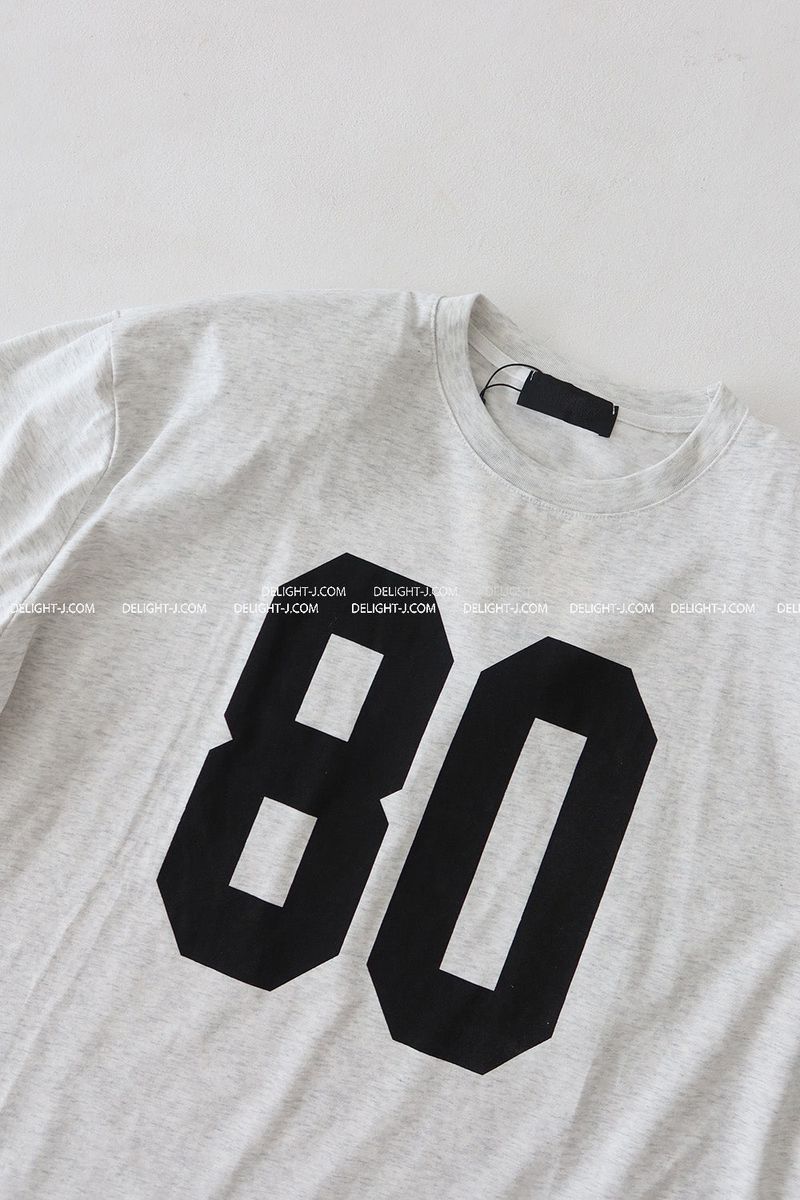 80 Number Oversized Fit Sweatshirt