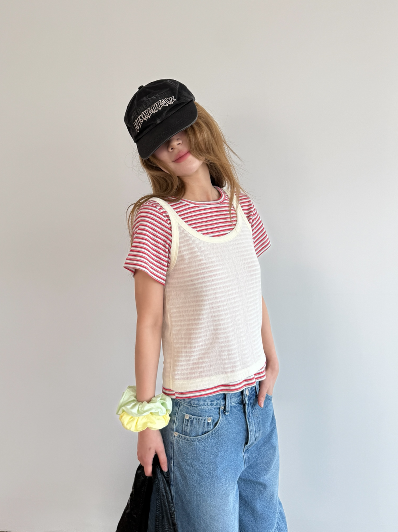 denim frill bermuda pants