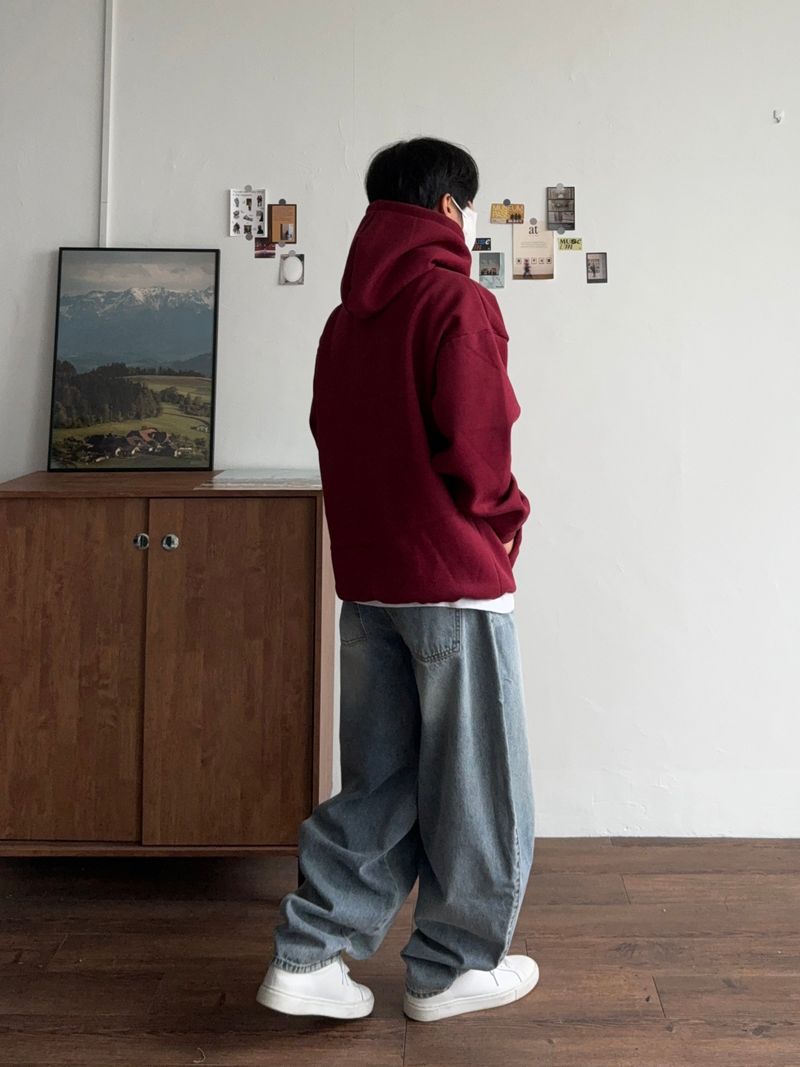 Natural balloon denim pants (3color)