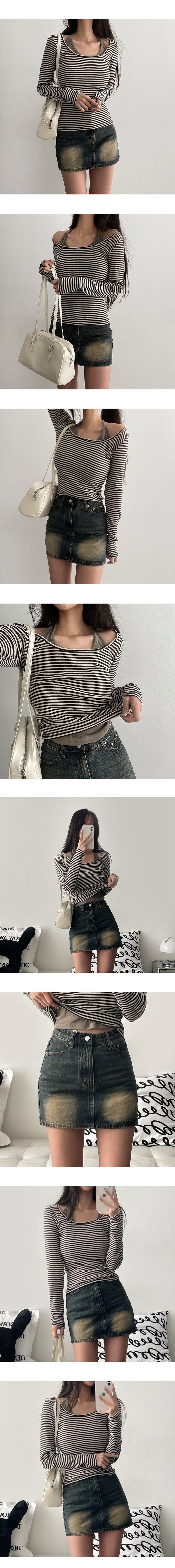Breen Stripe Long Sleeve Tee