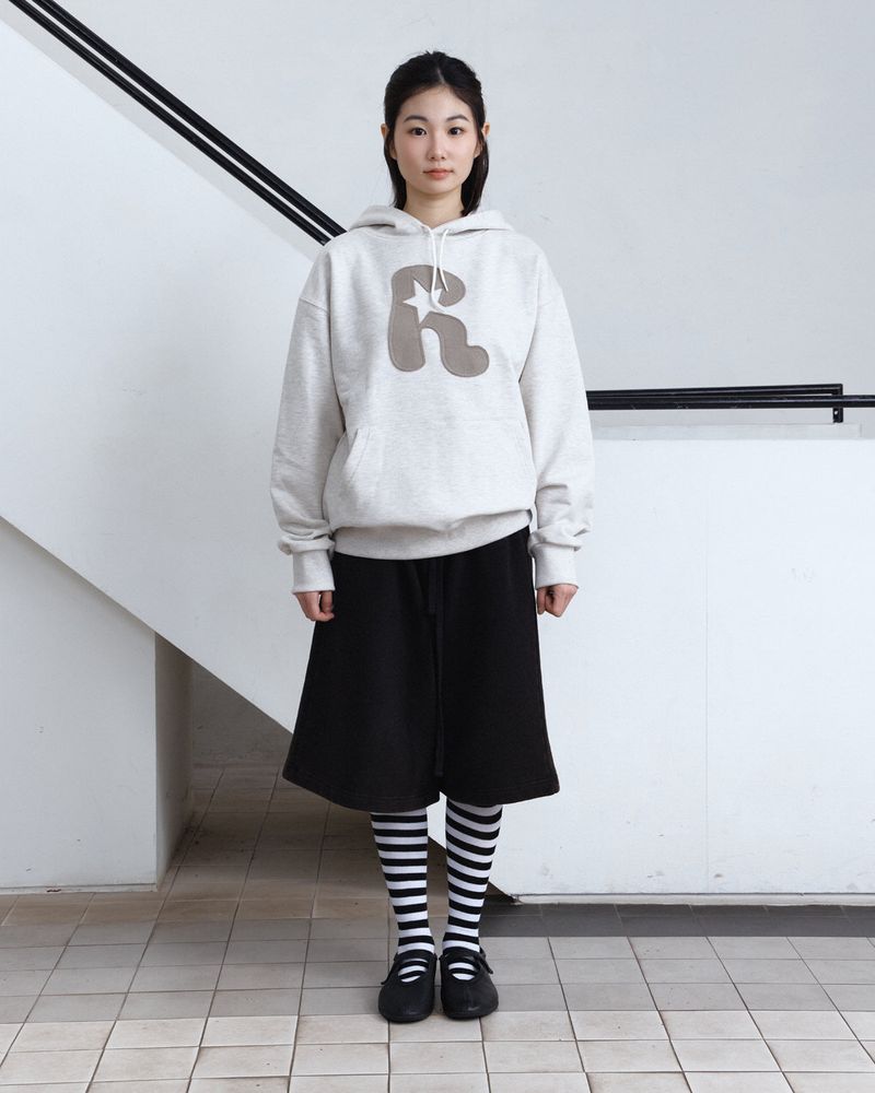 Applique Knee Patch Hoodie