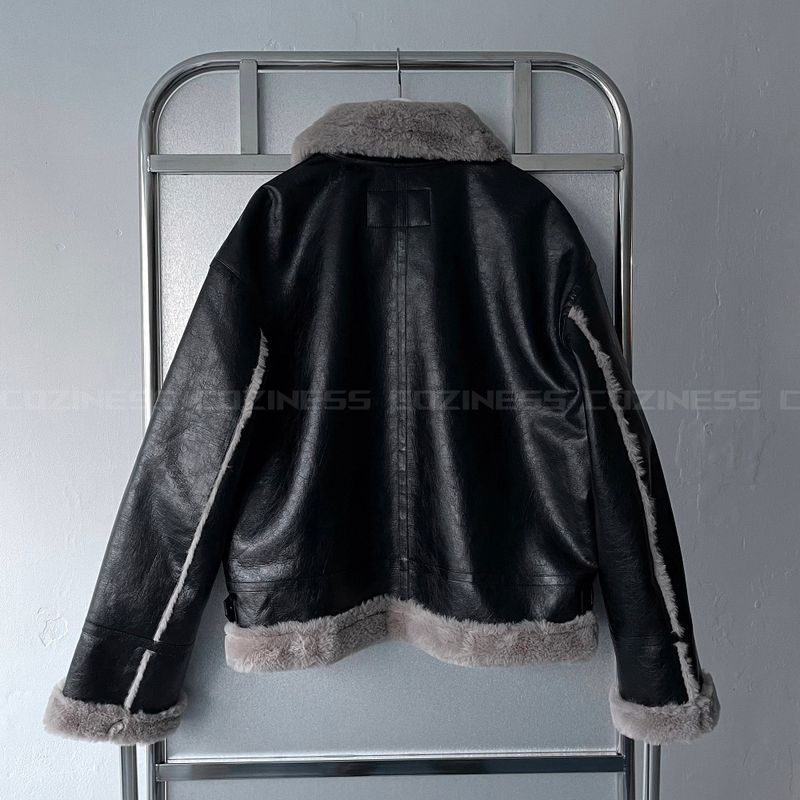 ECT bold Oversized fit suede jacket (3 colors)