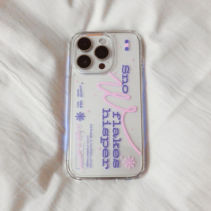 【MADE】(2type) Snow Pink Jelly hard Phone case