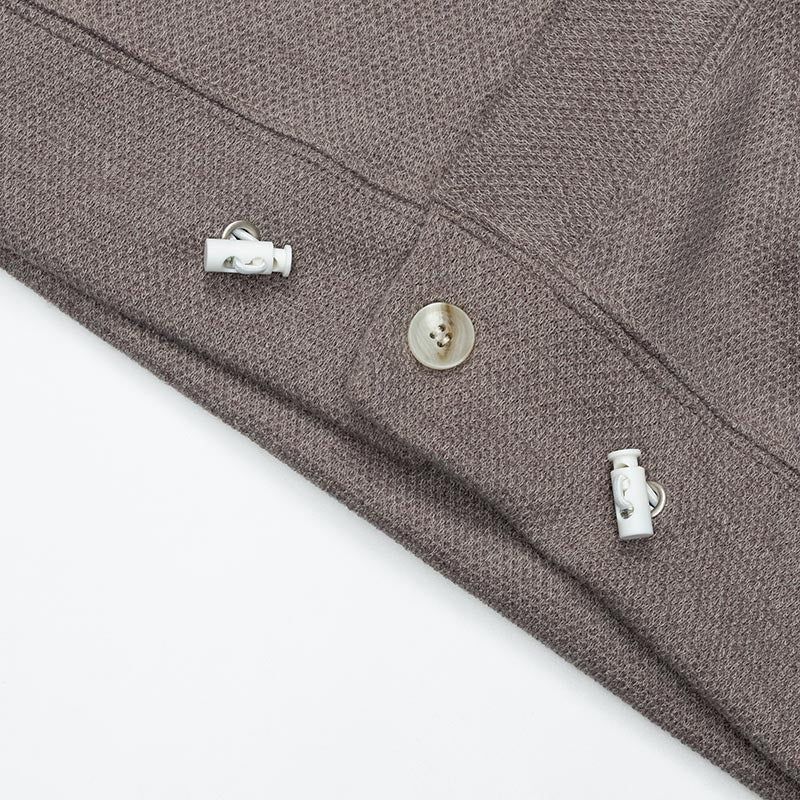 ASCLO String Crop V Cardigan (5color)