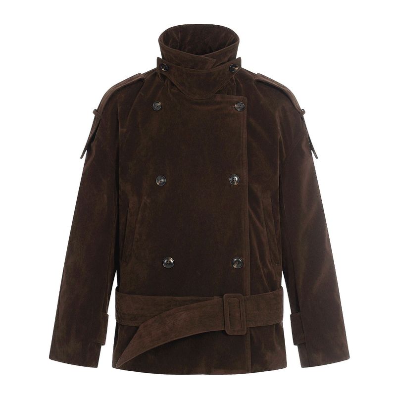 Ruen Double Belted Short Coat
