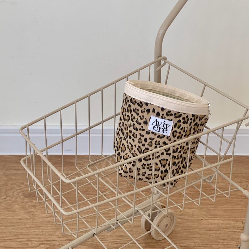 classic pouch_leopard beige