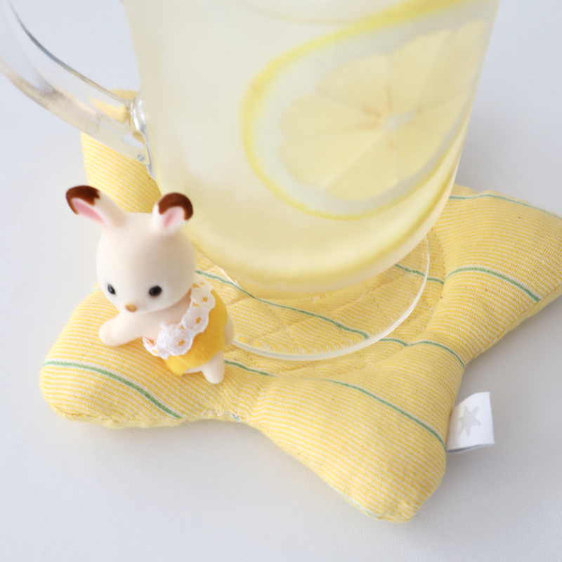 fluffy star plate - lemon ade