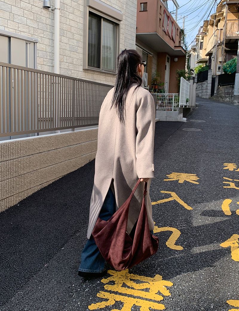 SUEDE BAGUETTE BAG (2C)