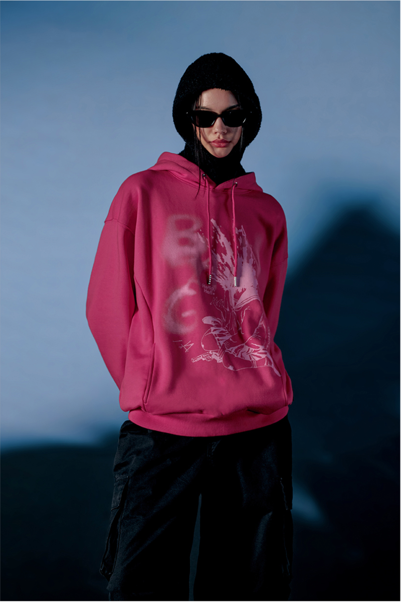 ODDSTUDIO(オッドスタジオ)の「BANG Graphic Oversized Fit Hoodie(Tops)」