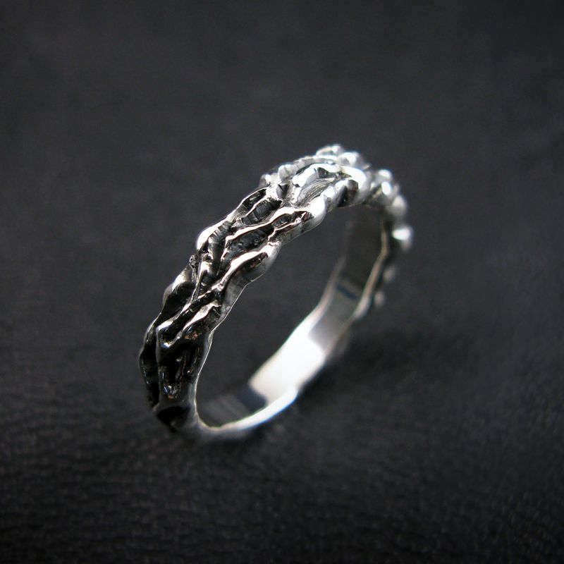 Liberty silver ring