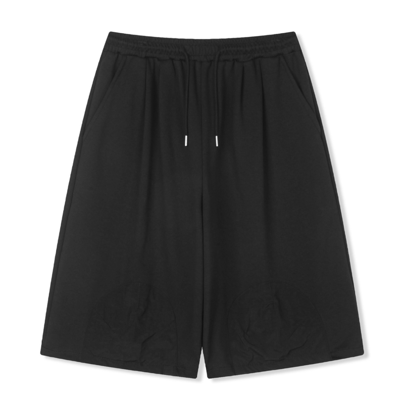 knee pads sweat bermuda pants