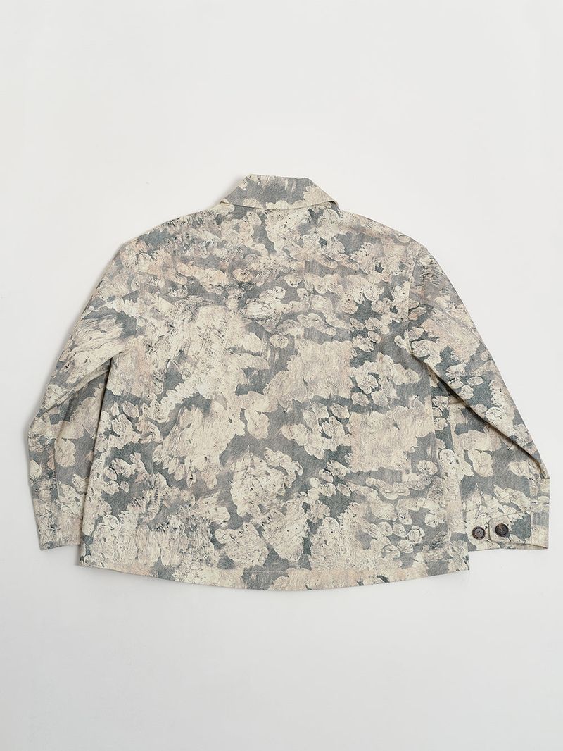 GRAPHIC TWILL JACKET MULTI