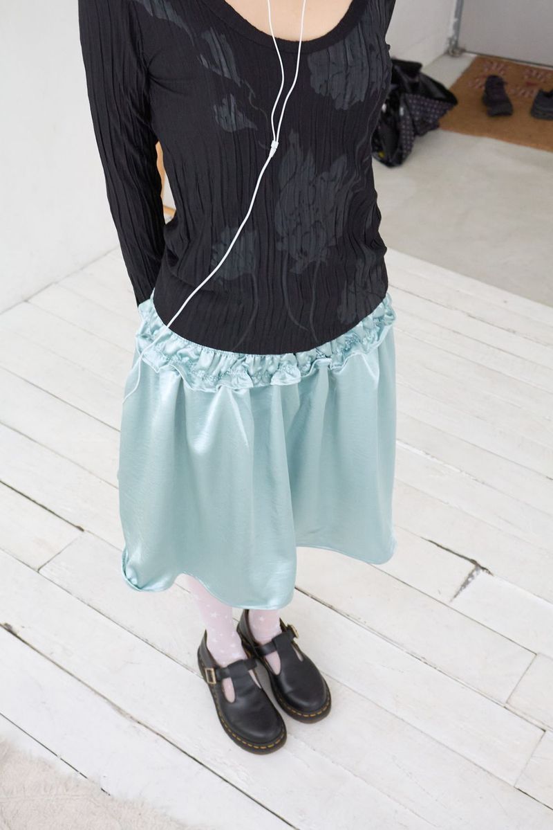 'it's trend babe' Satin skirt