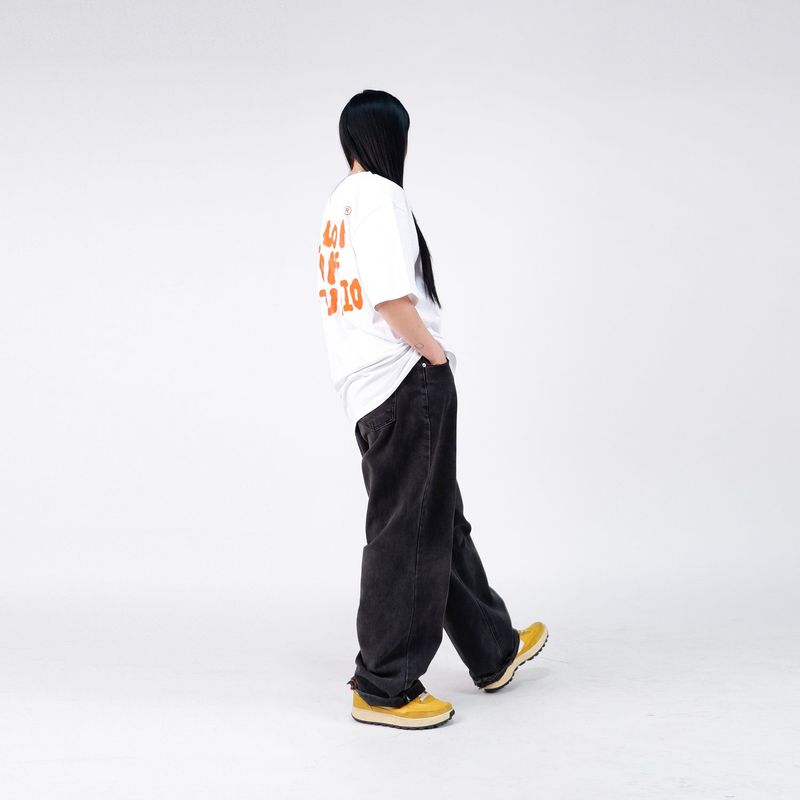 GOOFOFF MAIN LOGO TEE - ( White - Orange )