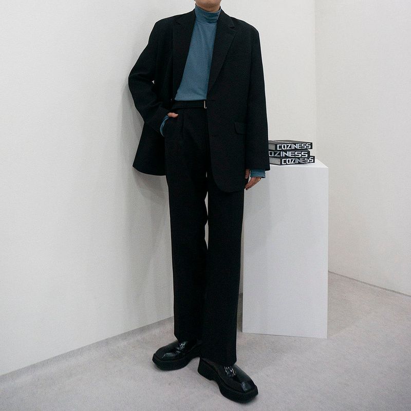 SK Daddy Half Two-Button Jacket (Set Up
