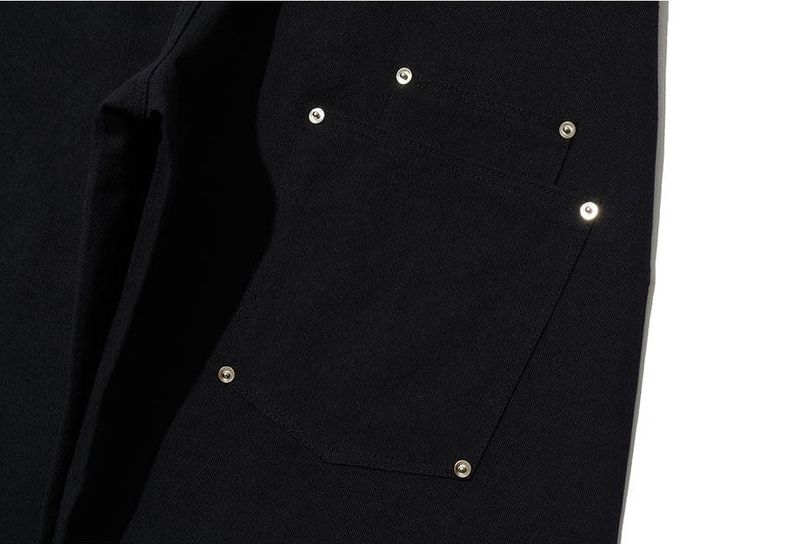 LOW-RISE FLOWER EMBROIDERY PANTS
