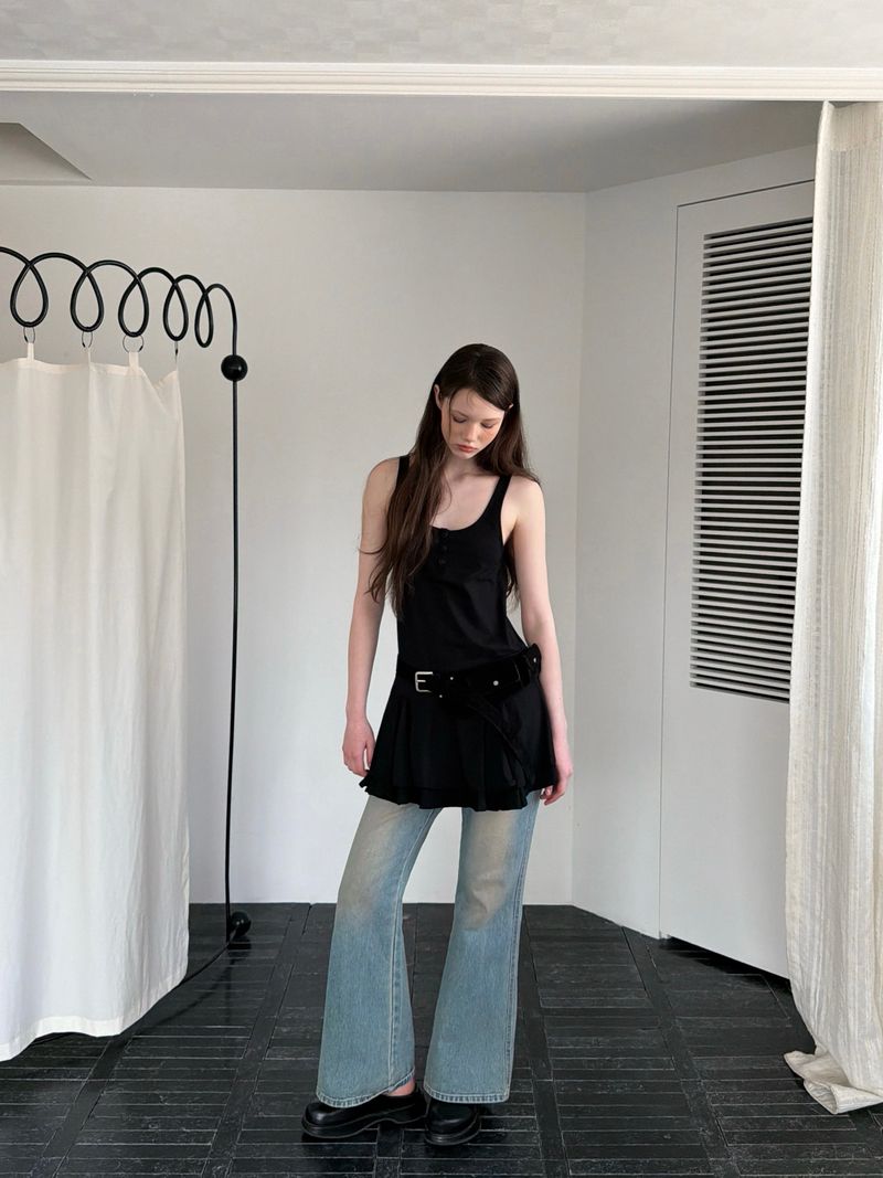 [ORIGINAL] Spo Semi Bootcut Denim Pants