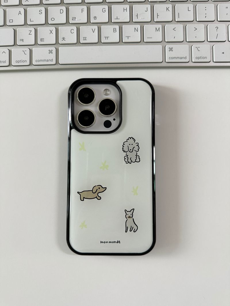 lucky puppy phone case
