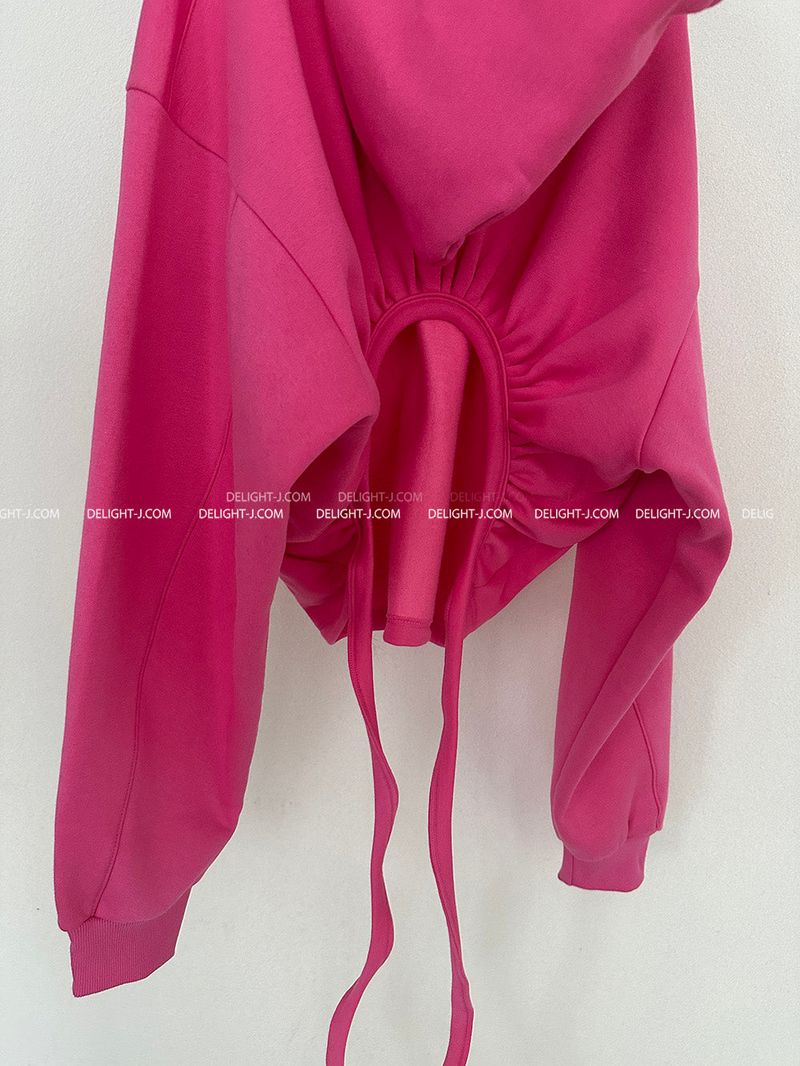 Valen Napping Backless Hoodie