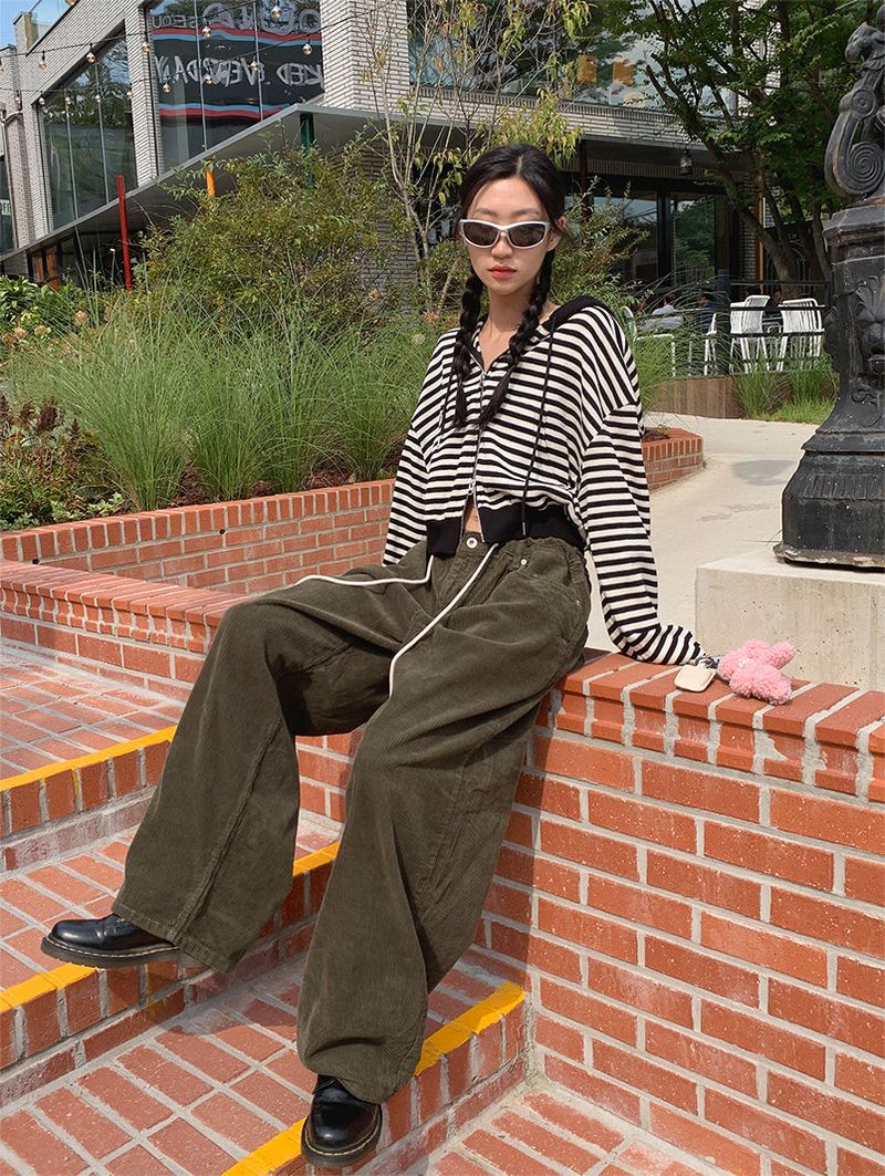 STOPPER WIDE CORDUROY PANTS (3COLOR)