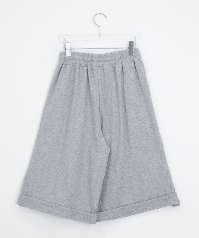 Fleur Wide Roll-up Banding Bermuda Pants