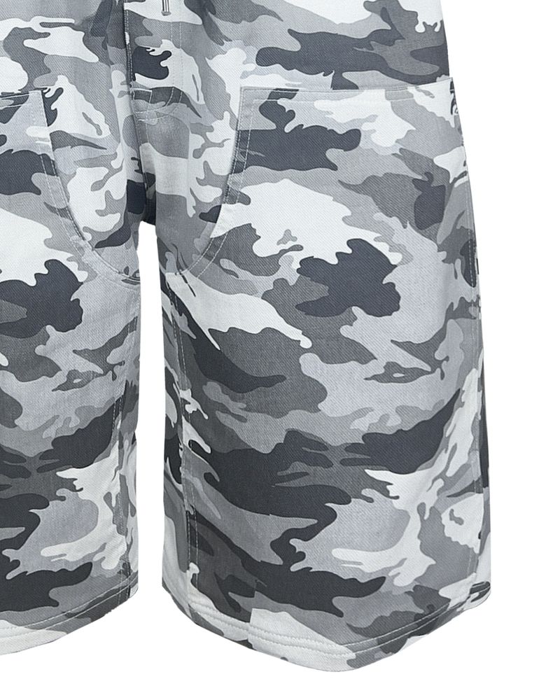 SWEAT X CAMO 2 LAYERED SHORTS