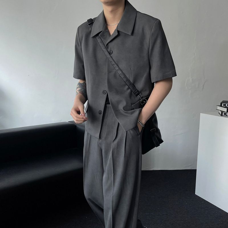 CR Monk Two Tuck Wide Pants (Set - Up/2 colors)