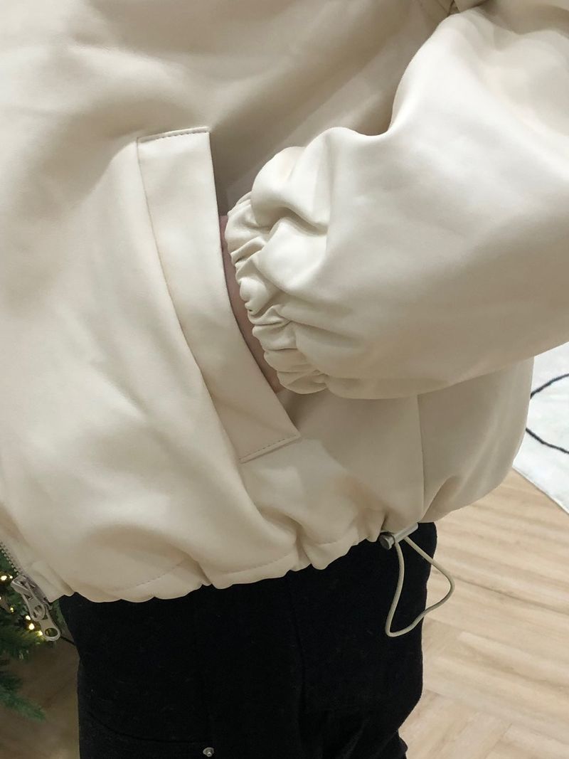 Irving leather jumper