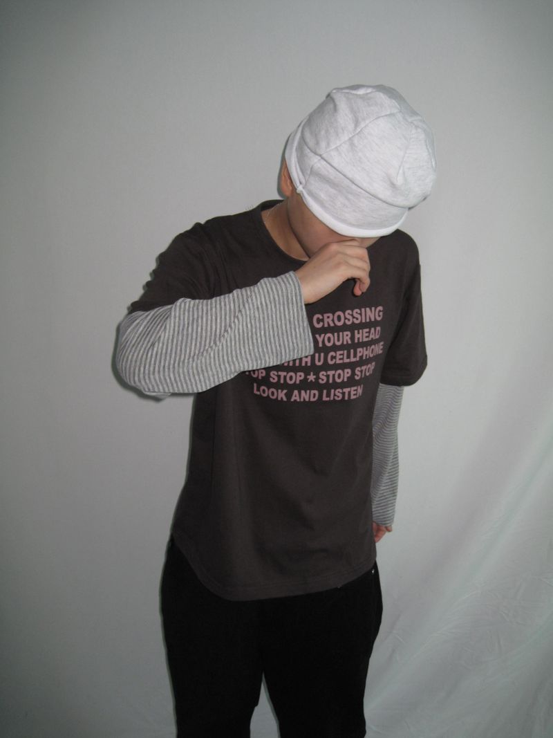 Look Striped Layered Long Sleeve T-Shirt (3 Colors)