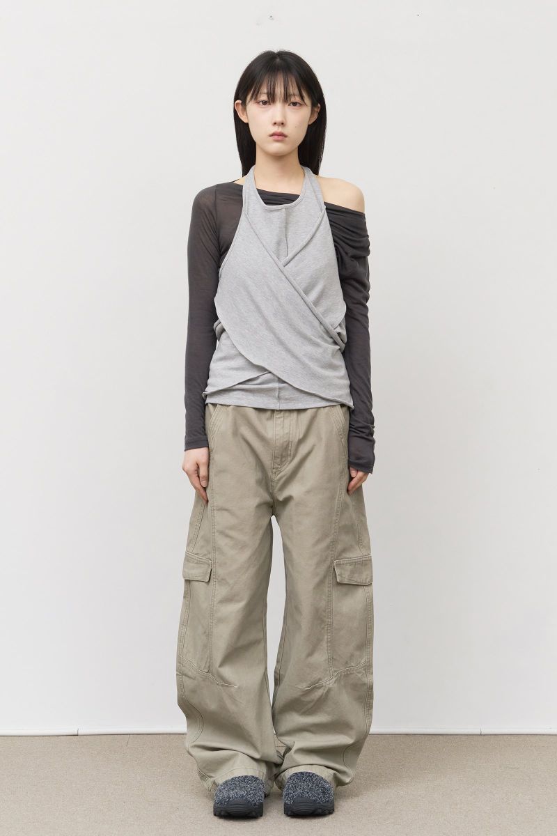 Deep Dyeing Cargo Pants
