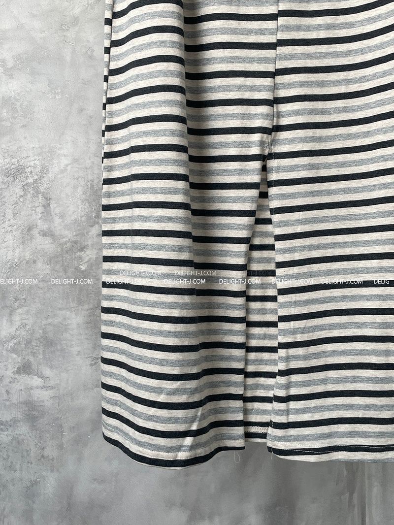 Stripe Juri Maxi Long Skirt