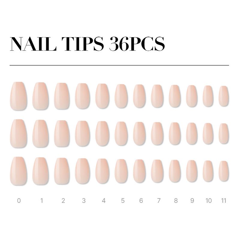 MUZMAK Reusable Nail Tip Toe Shoes(Coffin)
